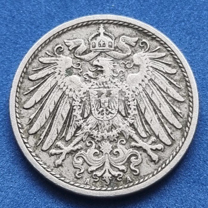 1064(6) 10 Pfennig (Kaiserreich) 1907/A in ss....................... von Berlin_coins   