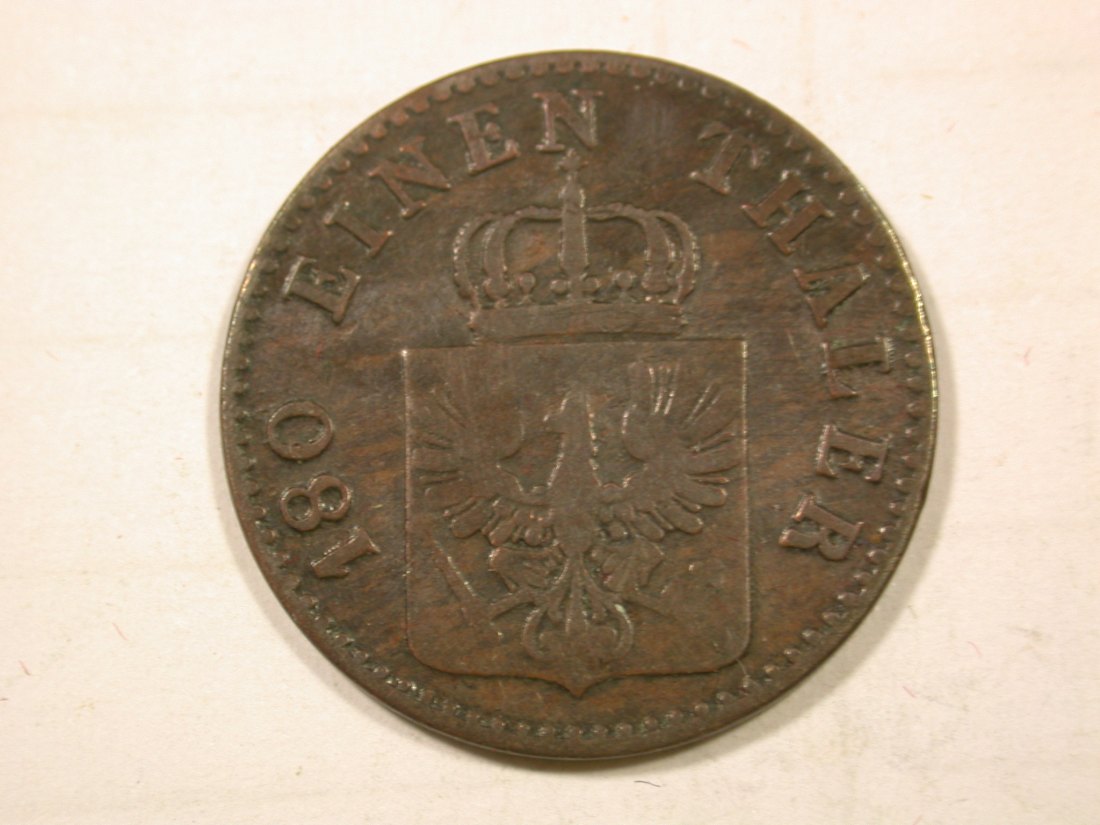  G11  Preussen  2 Pfennig 1856 A in s-ss  Originalbilder   