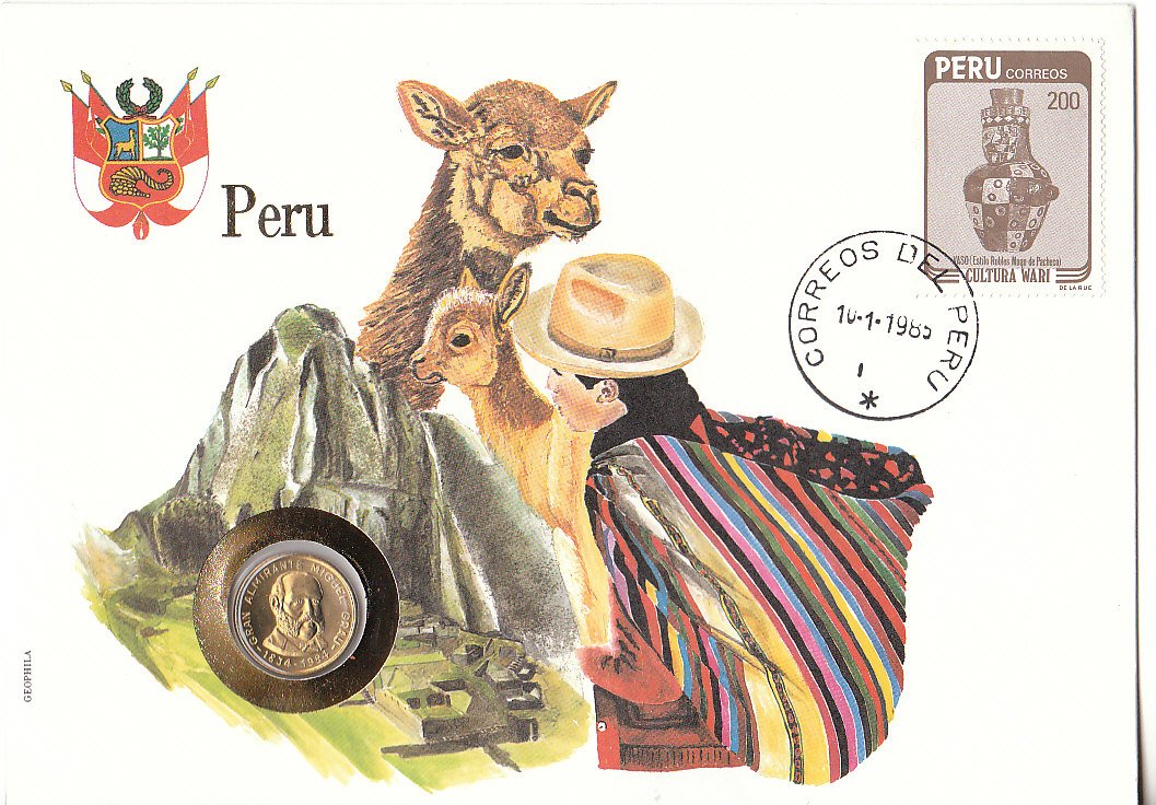  Numisbrief Peru 1985    b.   
