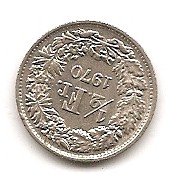  Schweiz 1/2 Franken 1970  #82   