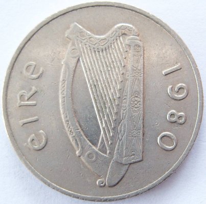  IRLAND IRELAND 10 Pence 1980 K-N ss+   