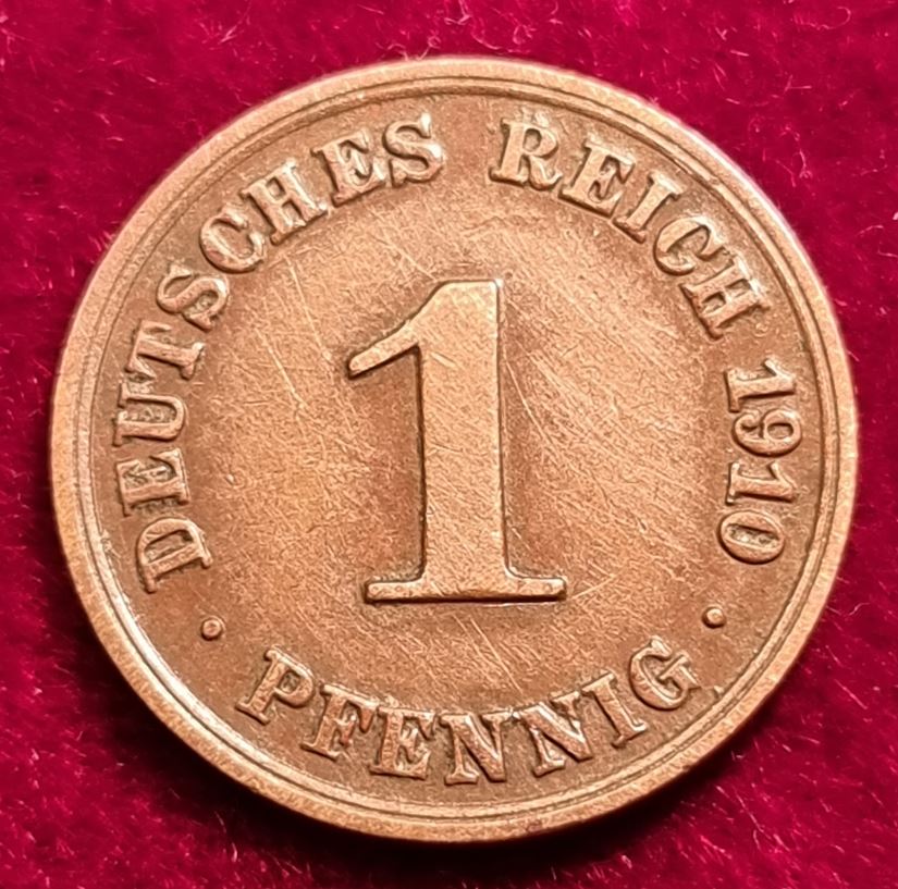  1431(2) 1 Pfennig (Kaiserreich) 1910/A in ss ...................................... von Berlin_coins   