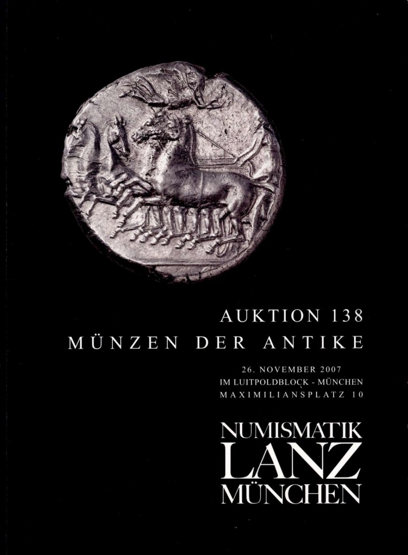  Lanz ( München ) Auktion 138 (2007) ANTIKE Römische Republik & Kaiserzeit ,Griechen ,Kelten ,Byzanz   