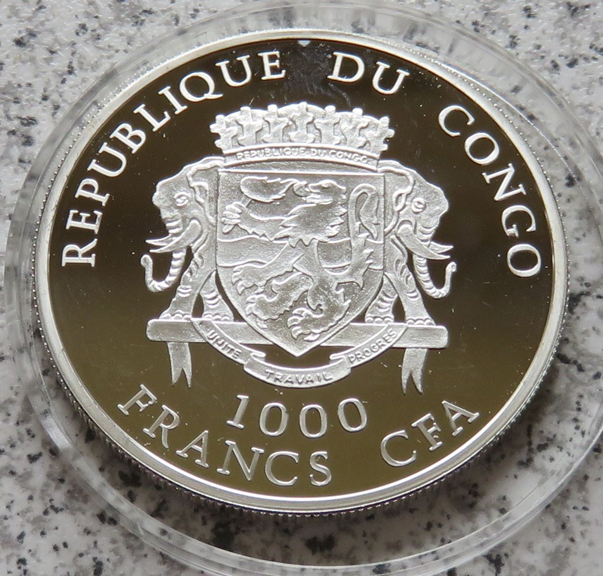  Congo 1000 Francs CFA 2007   
