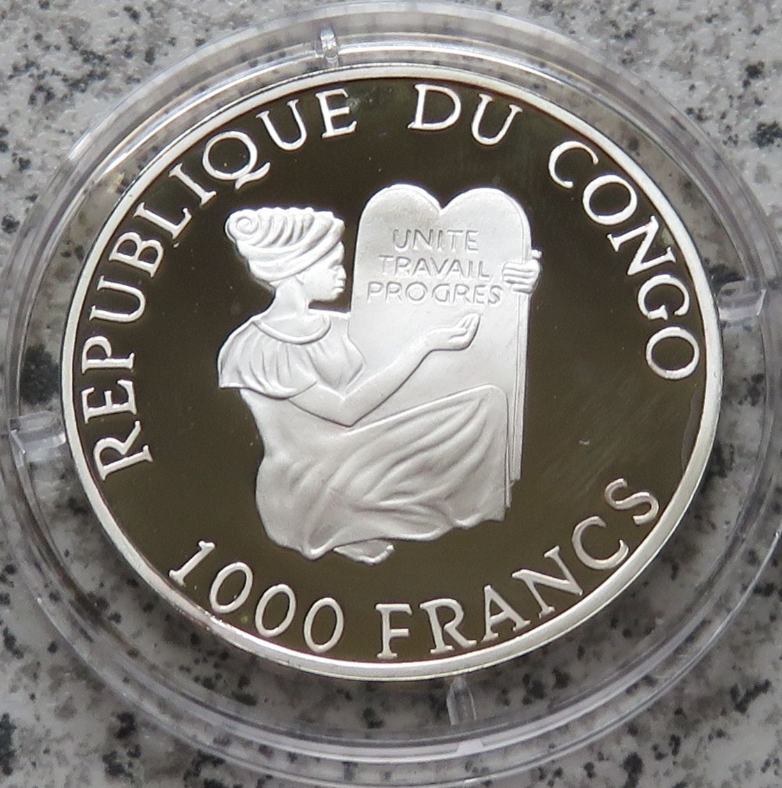  Kongo 1000 Francs 1997   