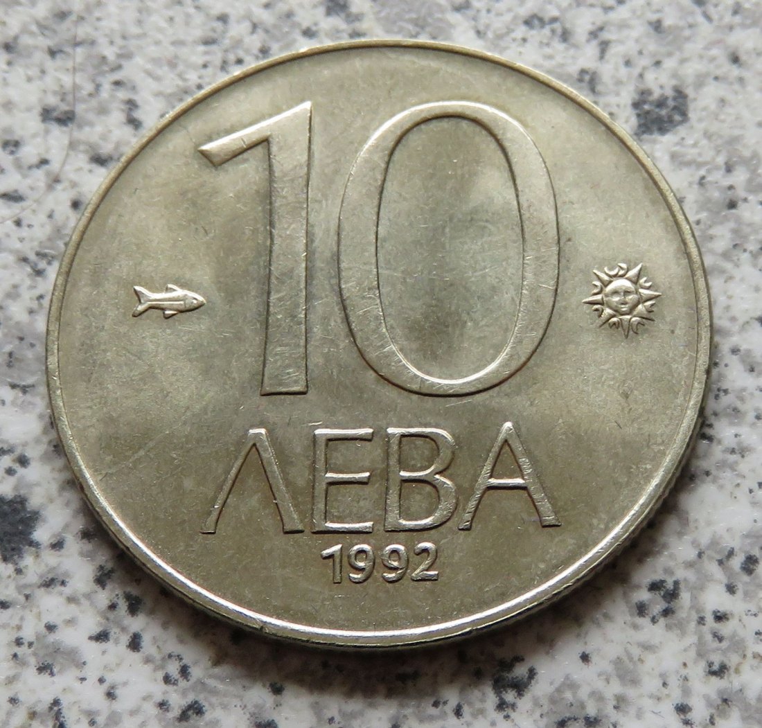  Bulgarien 10 Lewa 1992   