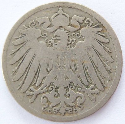  Deutsches Reich 10 Pfennig 1890 G K-N s   