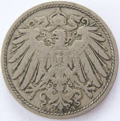  Deutsches Reich 10 Pfennig 1896 A K-N ss   
