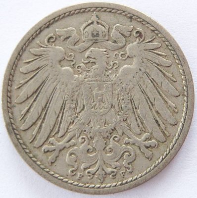 Deutsches Reich 10 Pfennig 1900 F K-N ss+   