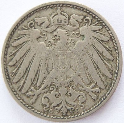  Deutsches Reich 10 Pfennig 1900 G K-N s-ss   