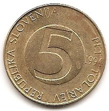  Slowenien 5 Tolarev 1994 #3   