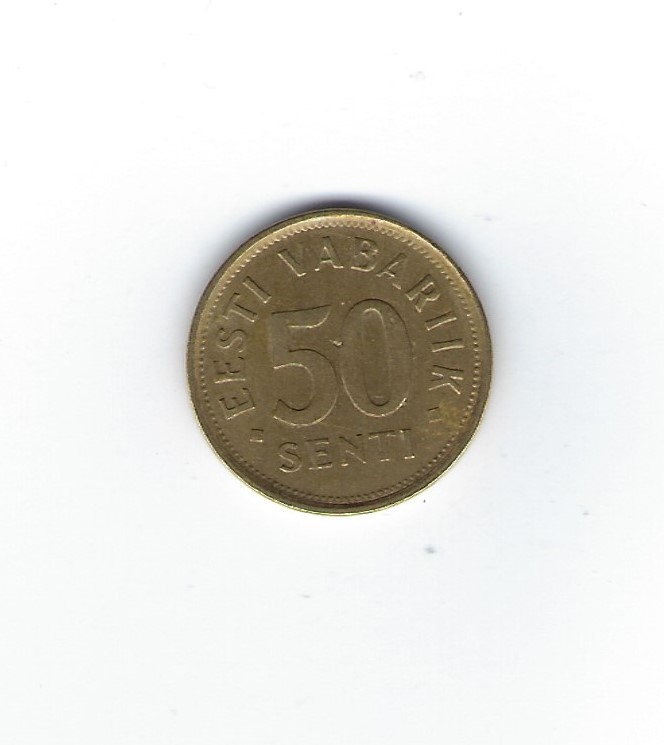  Estland 50 Senti 1992   