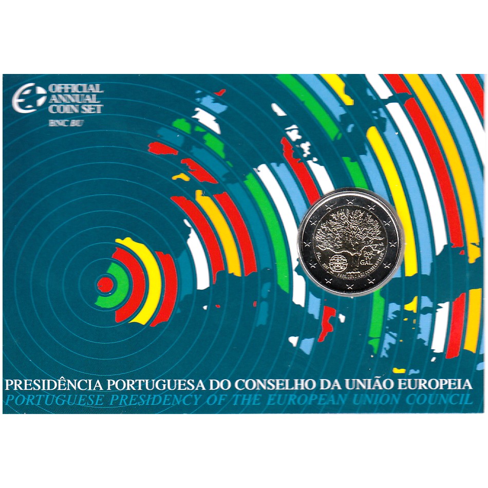  Offiz 2 Euro-Sondermünze Portugal *EU-Ratspräsidentschaft* 2007 nur 15.000St!   