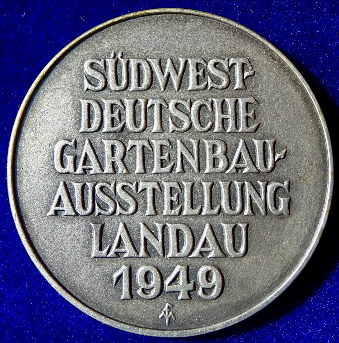  Landau i.d. Pfalz Medaille der SÜWEGA 1949, Vorläufer der  Bundesgartenschauen   