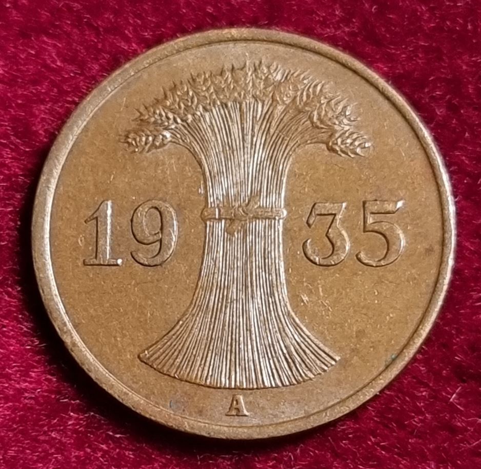  1521(5) 1 Reichspfennig (Deutschland) 1935/A in vz ................................ von Berlin_coins   