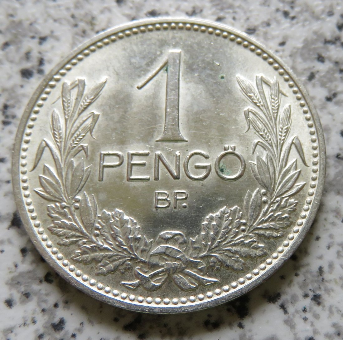  Ungarn 1 Pengö 1938, Erhaltung   
