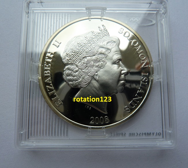  Salomon Islands 10 Dollars 2008 * * Olympiade London * * .925 Silber PP   
