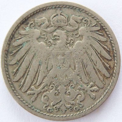  Deutsches Reich 10 Pfennig 1903 G K-N ss   