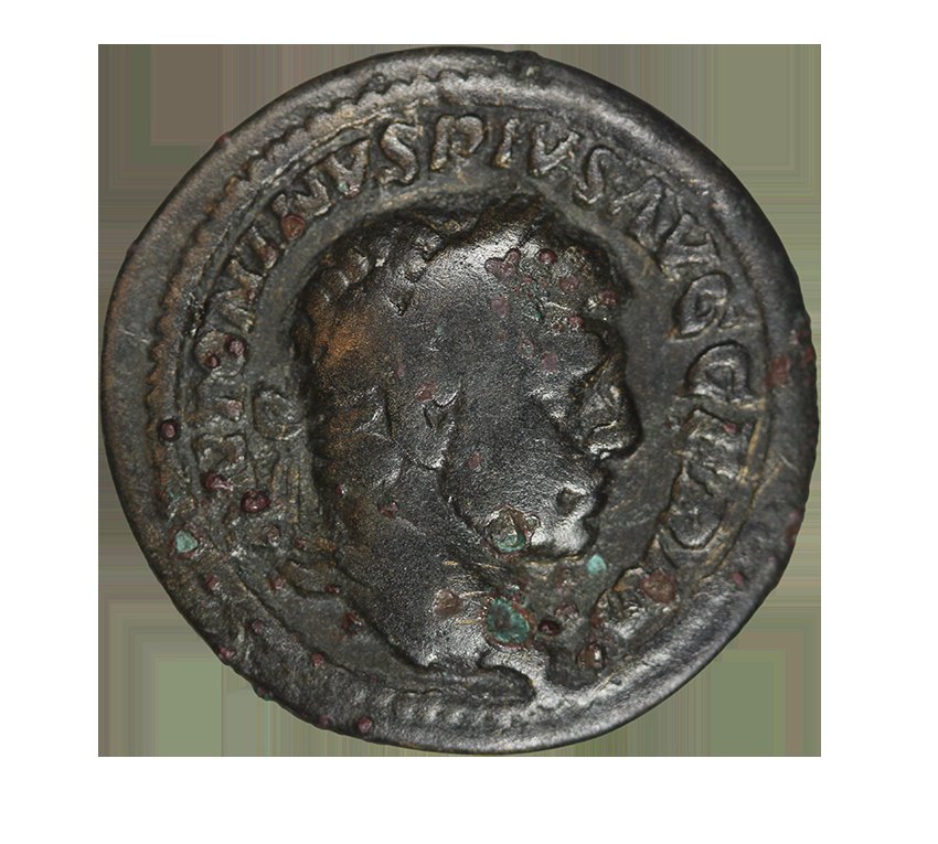  Caracalla 198-217, Roma,AE Limes Denarius , 2,32g.   