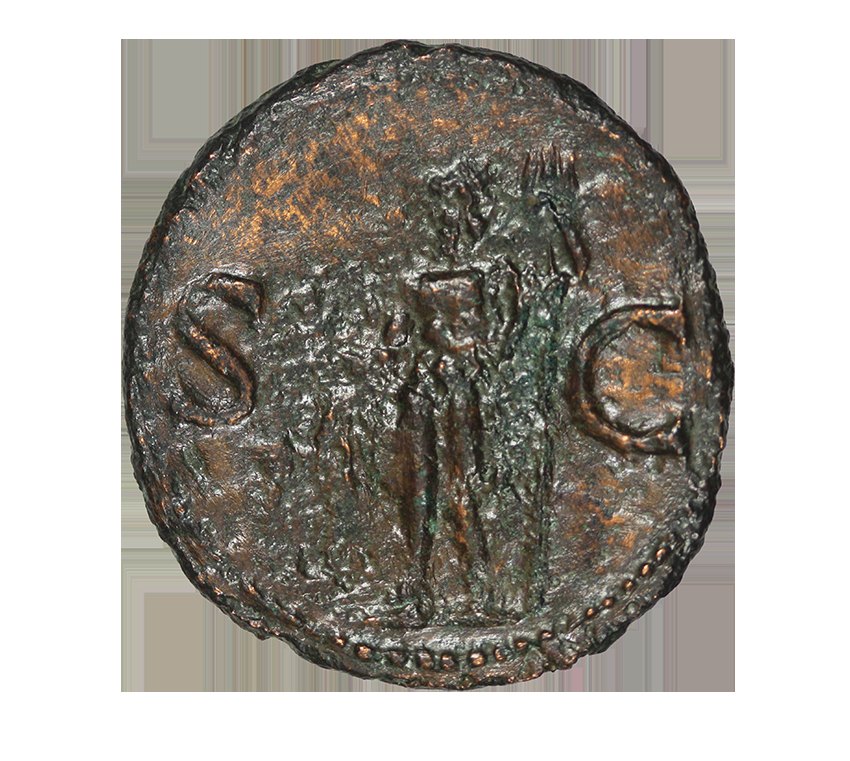  Agripa unter Caligula 37-41 ,AE As, 8,83g.   