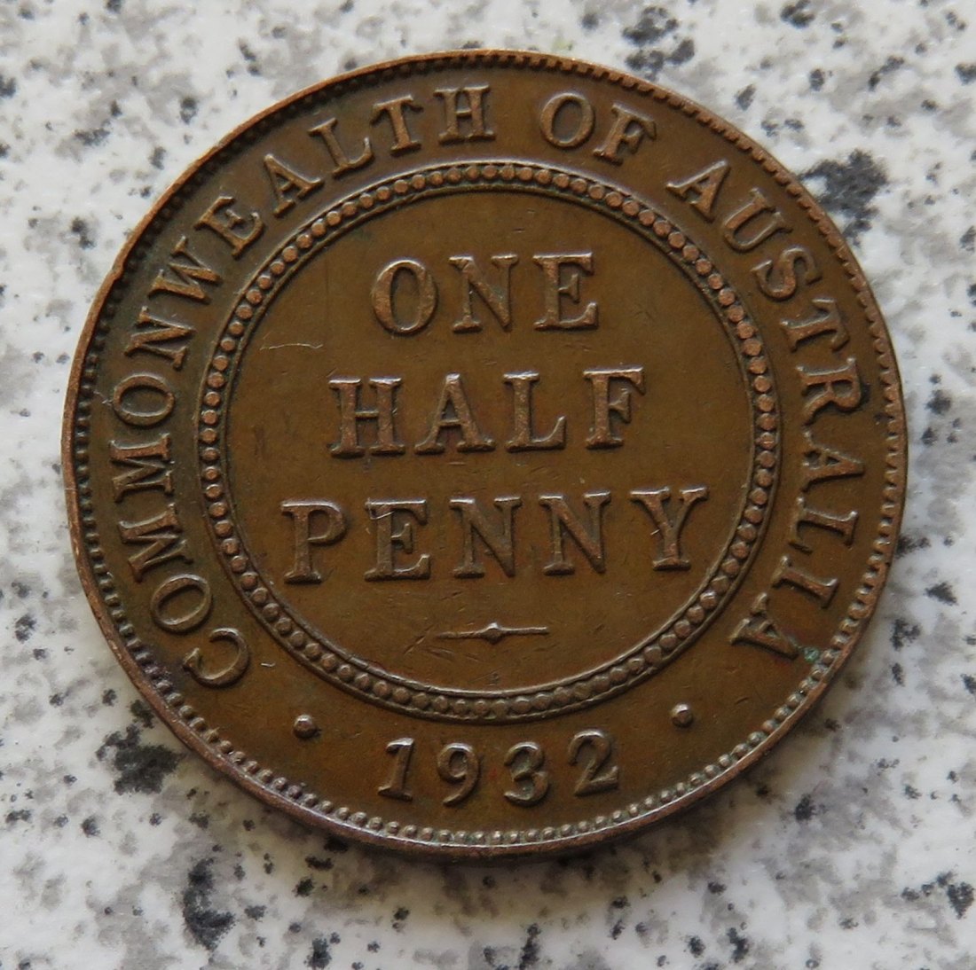  Australien half Penny 1932   