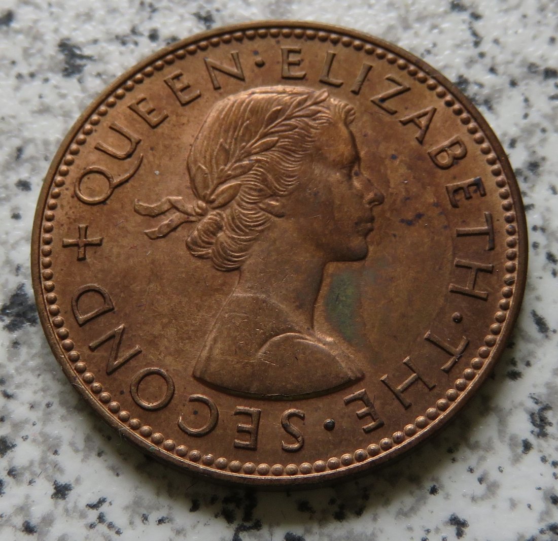  Neuseeland half Penny 1961   