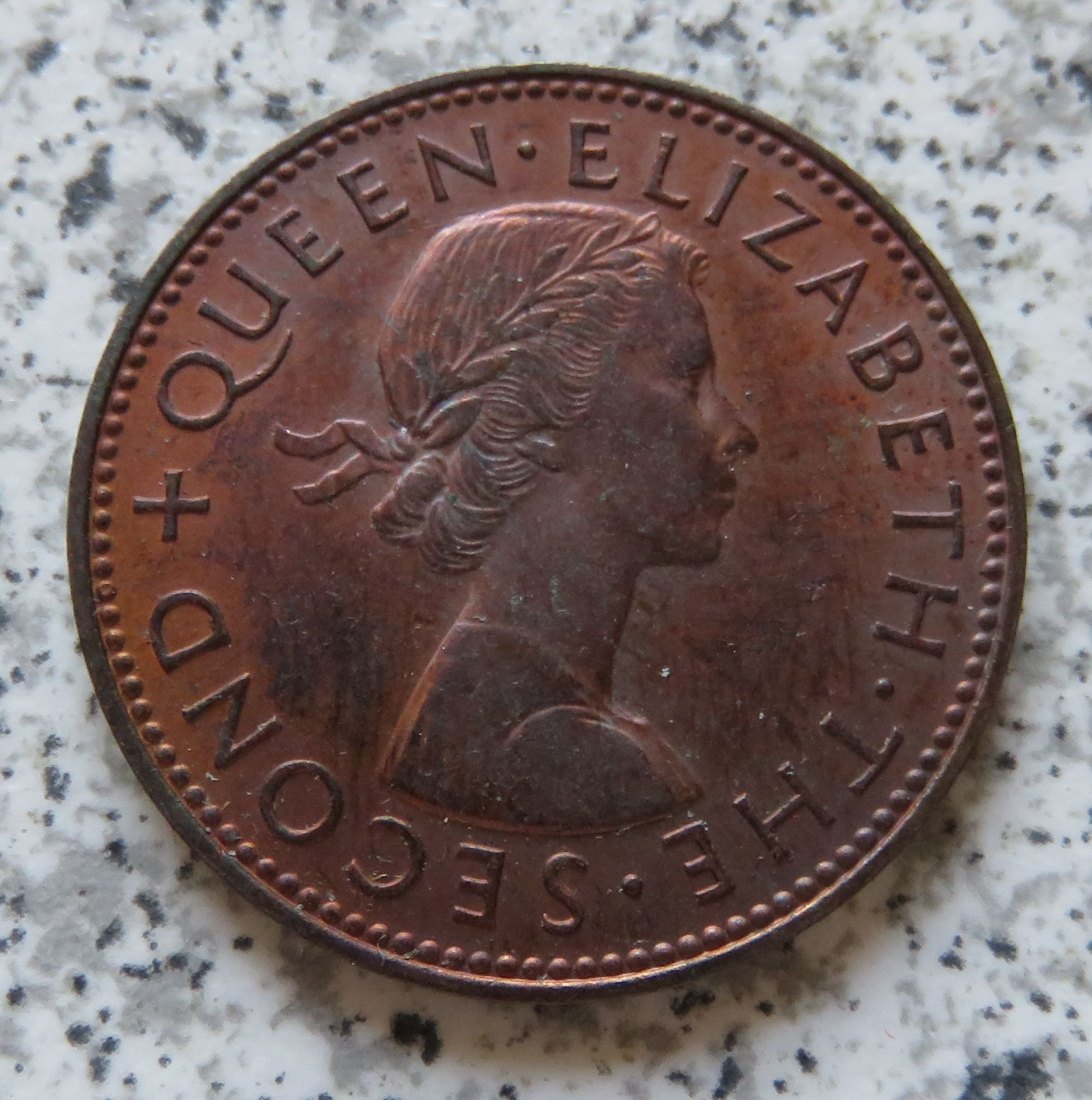  Neuseeland half Penny 1963   