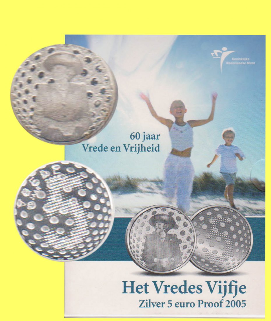  Offiz. 5-Euro-Silbermünze Niederl. *50 Jahre Welt Wildlife und Natur Fonds* 2011 *PP*   