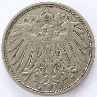  Deutsches Reich 10 Pfennig 1911 E K-N ss+   