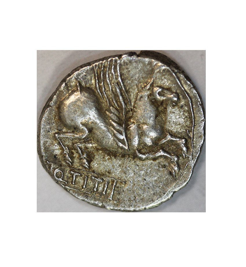  Römische Republik,Quiantus Titius 90 BC,AR Denarius 4,06 g.   