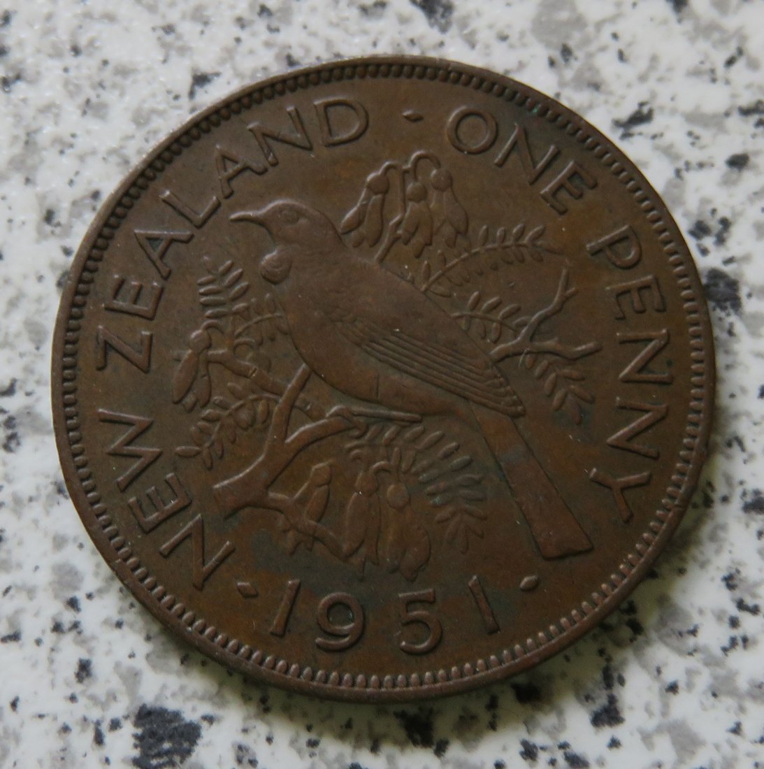  Neuseeland One Penny 1951   