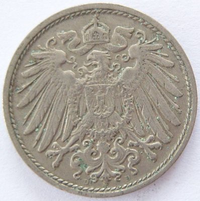  Deutsches Reich 10 Pfennig 1913 D K-N ss   