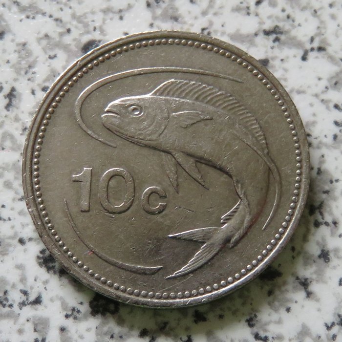  Malta 10 Cents 1991   