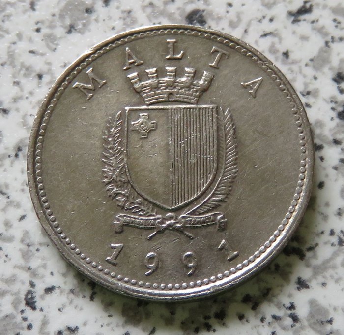  Malta 10 Cents 1991   