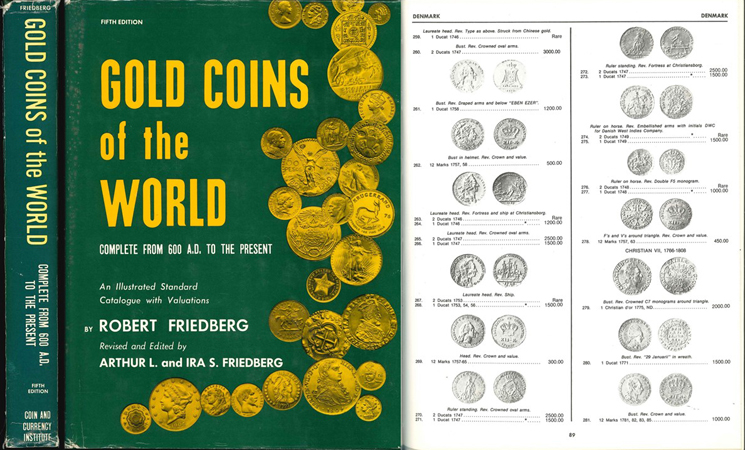  Robert Friedberg; Gold Coins of the World (fifth Edition); New York 1980   