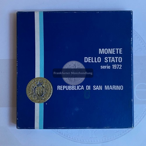  San Marino  Kursmünzensatz 1979 FM-Frankfurt Feinsilber: 9,19g   