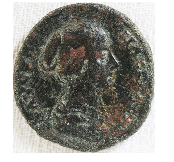  Faustina II 161-175,Ilion,Troas, AE 26 mm , 8,69 g.   