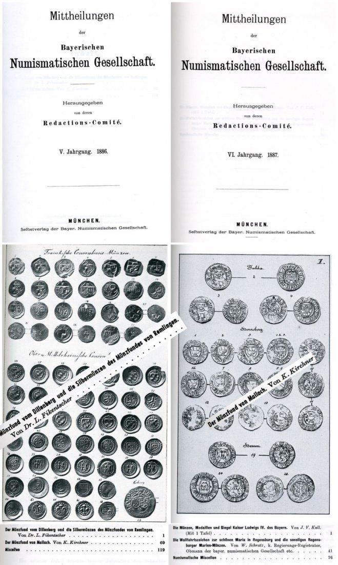  MBNG (1886-1887) - Der Münzfund von Dillenburg und die Silbermünzen des Münzfundes von Remlingen   
