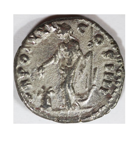 Antoninus Pius 138-161 AD, AR Denarius , 2,59 g.,Annona   