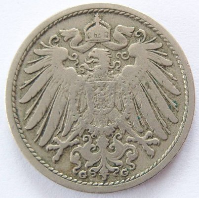  Deutsches Reich 10 Pfennig 1901 G K-N s-ss   