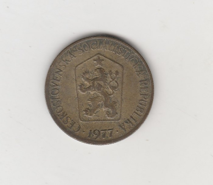  1 Krone  Tschechoslowakei 1977 (M731)   