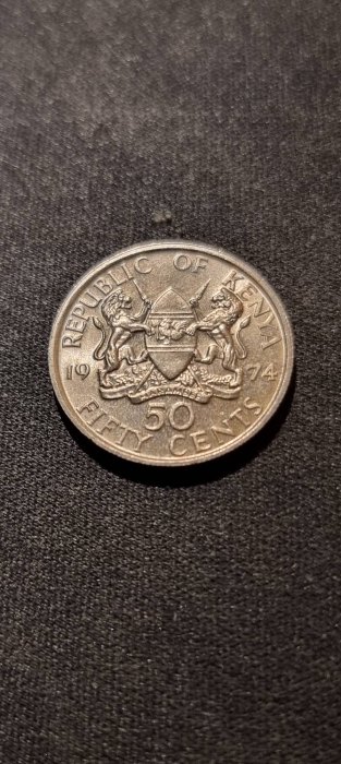  Kenia 50 Cents 1974 Umlauf   