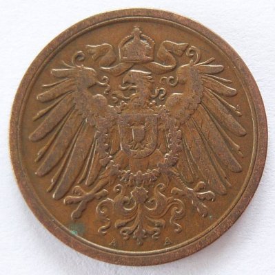  Deutsches Reich 2 Pfennig 1904 A Kupfer ss   
