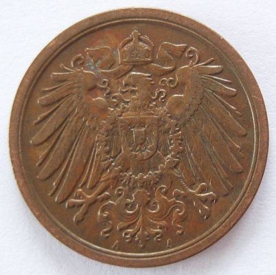  Deutsches Reich 2 Pfennig 1907 A Kupfer ss+   