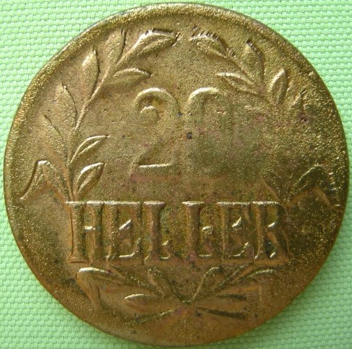  Deutsch Ostafrika, Tabora, 20 Heller 1916 T, J 724 B   