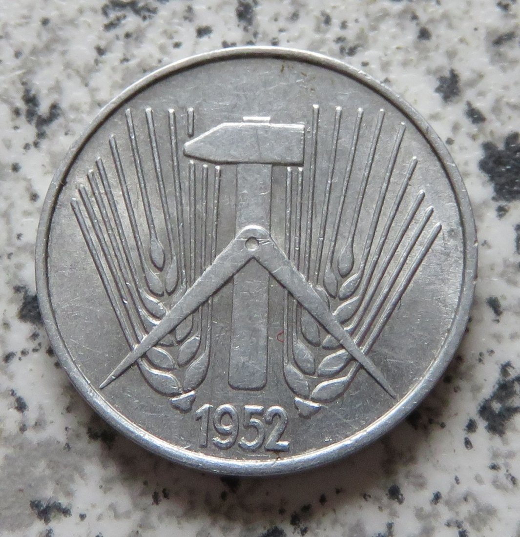  DDR 5 Pfennig 1952 A   