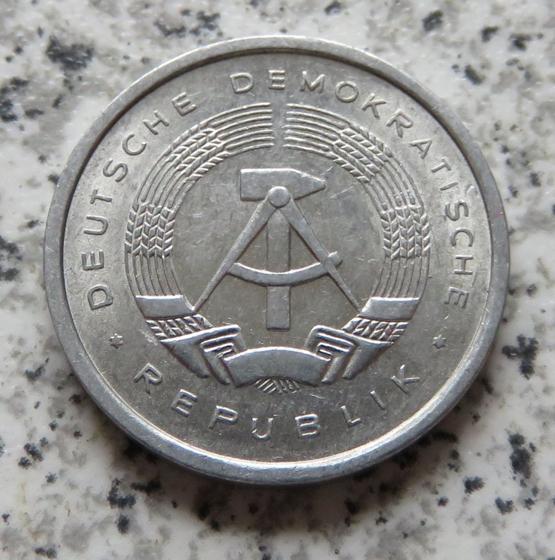  DDR 5 Pfennig 1980 A, besser   