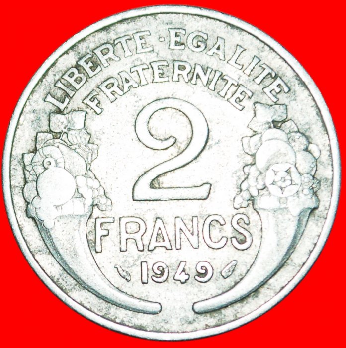  * CORNUCOPIAS: FRANCE ★ 2 FRANCS 1949! LOW START★NO RESERVE!   