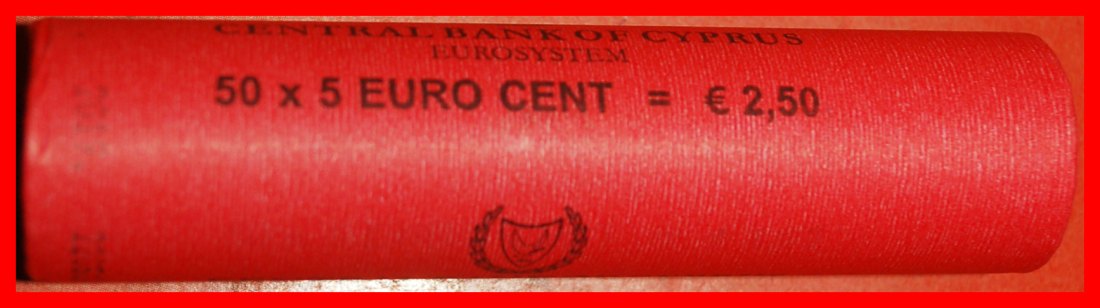  * GREECE: CYPRUS ★ 5 CENTS 2019 UNC ROLL! MOUFLONS! NEW MODIFICATION! LOW START ★ NO RESERVE!   