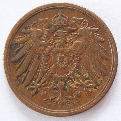  Deutsches Reich 2 Pfennig 1912 F Kupfer ss   